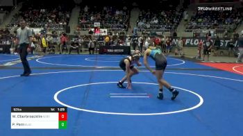 92 lbs Prelims - Wil Oberbroeckling, Sebolt Wrestling Academy vs Peyton Parn, Blue Pride WC