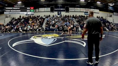 197 lbs Quarterfinal - Dominic Murphy, St. Cloud State vs Kody Marschner, Southwest Minnesota State