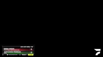 68 lbs Champ. Round 2 - Sophianna Pedroza, NBWC vs Emma Wiggs, Menominee Youth Wrestling