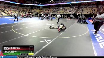157 Class 2 lbs Champ. Round 1 - Tristan Thompson, Cassville vs Hunter Scoma, Excelsior Springs