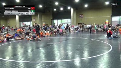 100 lbs Round 2 (6 Team) - Cooper Combs, Team TN vs JACE ORINE, Fight Club
