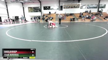 165 lbs 1st Place Match - David Burgess, Huntingdon College vs Tyler Bodovetz, Ohio Wesleyan University