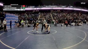 3A 106 lbs Quarterfinal - Marcus Rodriguez, Dixon High School vs Levi Curtis, Pisgah High School