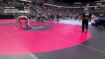 113-4A Champ. Round 1 - Anthony Landrum, Sand Creek vs Andrew Wood, Mead High School