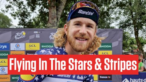 Quinn Simmons Celebrates July 4th At Tour de France 2023