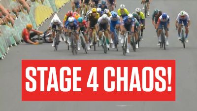 THREE CRASHES Stage 4 Ends In Chaos At Tour