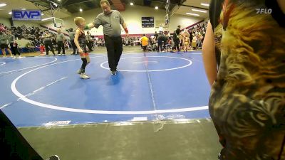 43 lbs Round Of 32 - Lincoln Crow, Berryhill Wrestling Club vs Miles Sanders, Sallisaw Takedown Club