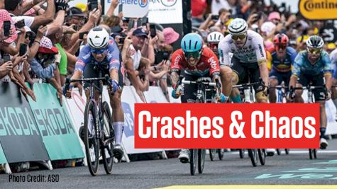 Chaos And Crashes Mar 2023 Tour de France Stage 4