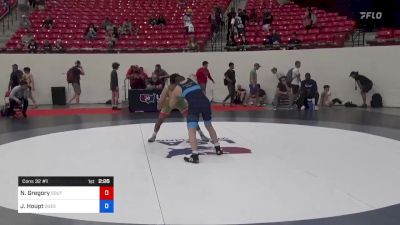 57 kg Cons 32 #1 - Nathan Gregory, Southeastern Wrestling Club vs Jacob Houpt, Quest School Of Wrestling