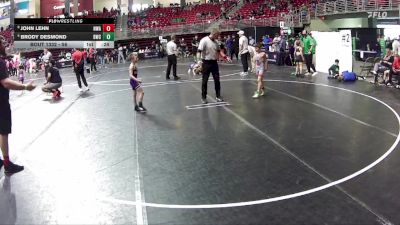 56 lbs Cons. Semi - John Lehn, Nebraska Wrestling Academy vs Brody Desmond, Blair Wrestling Club