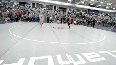 120 lbs 1st Place Match - Naomi Kofe, Sanderson Wrestling Academy vs Rozlyn Robertson, Charger Wrestling Club