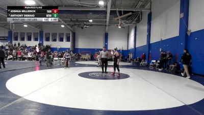 157 lbs Consi Of 8 #1 - Joshua Millerick, Taunton vs Anthony DeMaio, Methuen