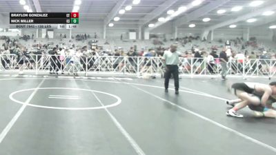 138 lbs Round Of 32 - Braylon Gonzalez, CT vs Nick Miller, KS
