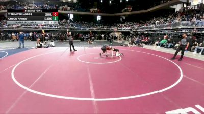 6A 100 lbs Champ. Round 1 - Trinitee Hobbs, Coppell vs Chloe Hanes, Klein Oak