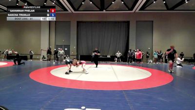 81 lbs Champ. Round 2 - Savannah Phelan, FL vs Sascha Trujillo, GA