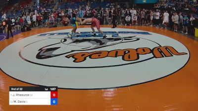 165 lbs Rnd Of 32 - Jake Rheaume, GA vs Malakai Davis, IL