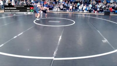 141-145 lbs Round 1 - Mason Thompson, Kearney vs Jacob Bruner, Bellevue East