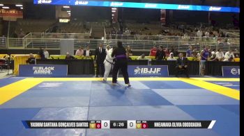 Nneamaka Olivia Obodoagha vs Yasmim Santana Gonçalves Santos 2025 Pan Jiu Jitsu IBJJF Championship