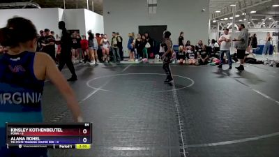 64 lbs Semis & 1st Wrestleback (8 Team) - Freyda Nelson, POWA vs Piper Durant, Tri State Training Center Red