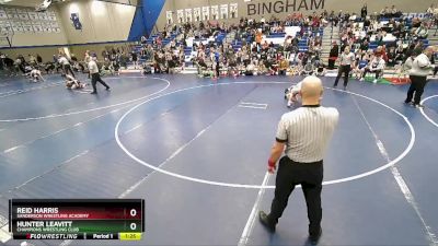 100 lbs 1st Place Match - Reid Harris, Sanderson Wrestling Academy vs Hunter Leavitt, Champions Wrestling Club