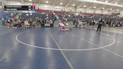 175 lbs Champ. Rd Of 16 - Colton Gonzalez, Central Catholic vs Gus Higgins, Champions Wrestling Club