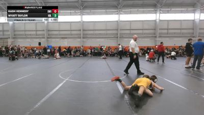76 lbs Finals (2 Team) - Wyatt Taylor, Notre Dame Lions vs Kash Kennedy, Silo WC