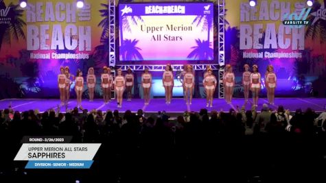 Upper Merion All Stars - Sapphires [2023 L3 Senior - Medium 3/26/2023] 2023 ACDA Reach the Beach Grand Nationals - DI/DII