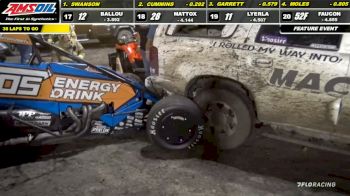 Justin Grant Smashes Into Push Truck At Macon Speedway