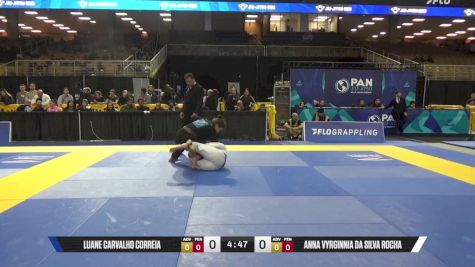 Anna Vyrginnia Da Silva Rocha vs Luane Carvalho Correia 2025 Pan Jiu Jitsu IBJJF Championship