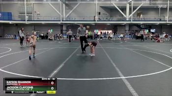 56 lbs Round 3 - Jackson Claycomb, Orchard Wrestling Club vs Kayson Shannon, Unattached