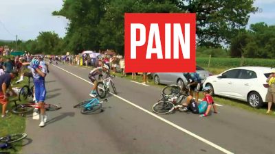 Simon Yates HITS PAVEMENT Near Finish In Stage 8 Of Tour de France 2023
