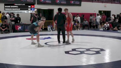 63F kg Champ. Round 2 - Shane Sherrill, Tiger Wrestling Club vs Pierson Manville, Southwest Wrestling Club