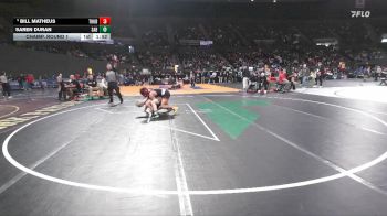 5A Boys 150 lbs Champ. Round 1 - Saren Duran, South Albany Boys vs Bill Matheus, Thurston Boys