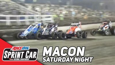 Highlights | 2023 USAC Sprints Saturday at Macon Speedway