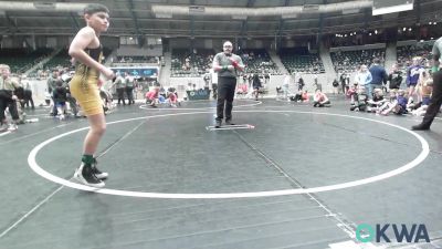 80 lbs Rr Rnd 3 - Brennon Roblyer, TTWC Blue vs Kason Wolfe, Keystone Kids Wrestling Club