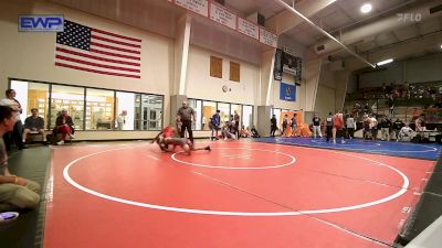 119 lbs Semifinal - Braxton Maggard, Skiatook JH Wrestling vs Samuel Perez, Grove Takedown Club