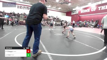 60 lbs Rr Rnd 5 - Piper Staggs, Ponca City Wildcat Wrestling vs Jaxon Vick, Ponca City Wildcat Wrestling