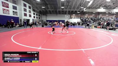 160 lbs Cons. Round 4 - Desza Munson, Unattached Chadron State vs Isabella Harris, William Penn University