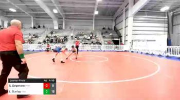 105 lbs Quarterfinal - Sebastian Degenaro, Revival Black vs Luke Dunlap, Young Guns Blue