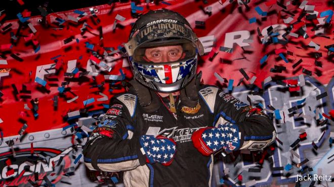 Brady Bacon Goes From Wreckers To Checkers With USAC Sprints At Macon