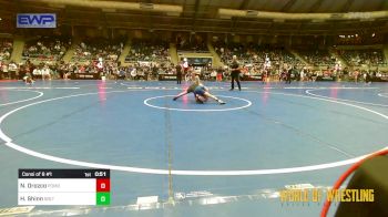 70 lbs Consi Of 8 #1 - Noah Orozco, Pomona Elite vs Hank Shinn, Sebolt Wrestling Academy