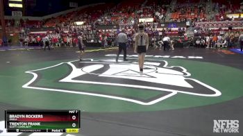 4A 106 lbs Quarterfinal - Bradyn Rockers, Paola vs Trenton Frank, Scott Community