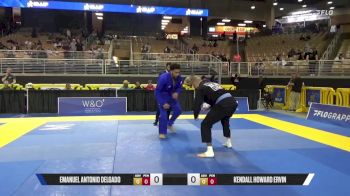 Kendall Howard Ervin vs Emanuel Antonio Delgado 2025 Pan Jiu Jitsu IBJJF Championship