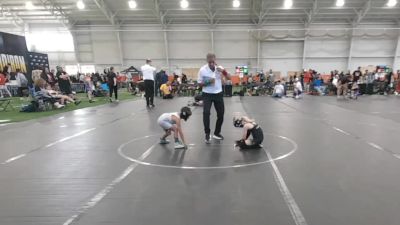 40-48 lbs Round 3 - Lucas Frodge, Contenders Wrestling Academy vs Hayden Condon, Dwa