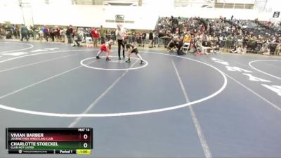 100-101 lbs Round 2 - Vivian Barber, Journeymen Wrestling Club vs Charlotte Stoeckel, Club Not Listed