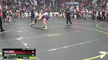 170 lbs Cons. Round 3 - Brody Oliver, Alpena WC vs Alec Emery, Michigan West WC