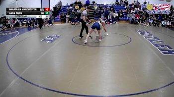 136 lbs Semifinal - Anastasia Manchester, Butler vs Kara Dilts, Kiski Area Hs