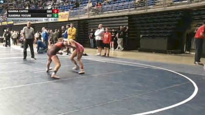 115 lbs Quarterfinal - Gianna Cafeo, Canon-McMillan vs Xandria Yocum, West Perry