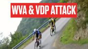 Wout Van Aert & Matthieu Van Der Poel Attack In Stage 10 Of The Tour de France 2023