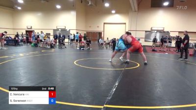 125 kg Cons 32 #2 - Caleb Vancura, Viking RTC vs Samuel Sorenson, West Point Wrestling Club